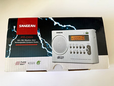 Sangean PR-D9W AM/FM/WX Weather Alert Rechargeable Compact Radio White