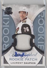 2015-16 Upper Deck The Cup Rookie 185/249 Laurent Dauphin #163 Patch Auto 2d8