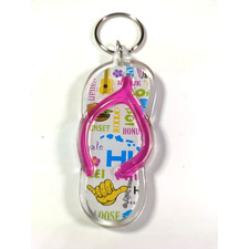 Hawaii Flip Flop Acrylic Keychain