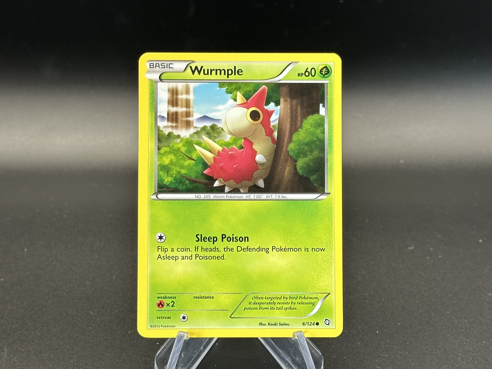 Wurmple - 6/124 Dragons Exalted - Pokémon TCG - 2012