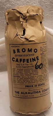 Vintage Bromo Caffeine Sealed In Original Wrapping 