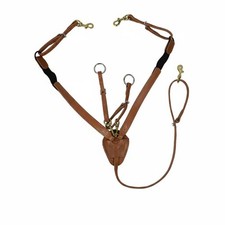 Leather Horse Breastplate Long-Lasting Hardware Horse Riding Breast Collar
