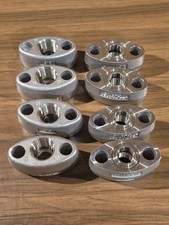 LOT (8) PARKER NPT PORT BLOCK ADAPTER Stainless FLANGE