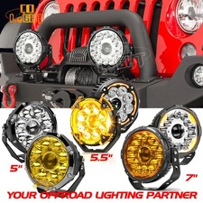 5/6/7 inch Car LED Work Light Pods Spot Flood Combo Offroad SUV Driving Fog Lamp