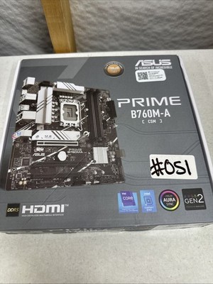 ASUS Prime B760M-A AX LGA 1700(Intel  12th&13th Gen)  Assorted Styles , Sizes 