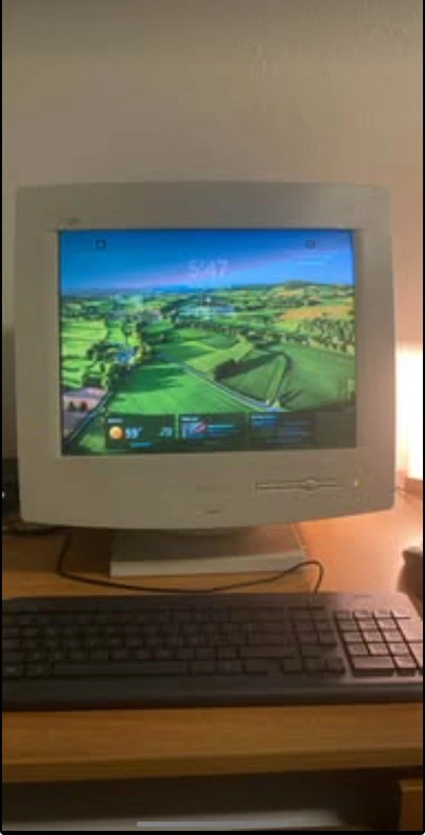Vintage IBM 5153 12 CGA Color CRT Computer Monitor *POWERS ON-AS IS