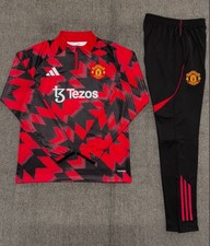 NEW SALE Manchester United Man Utd Kids Tracksuit Training Kit Ages 7-13