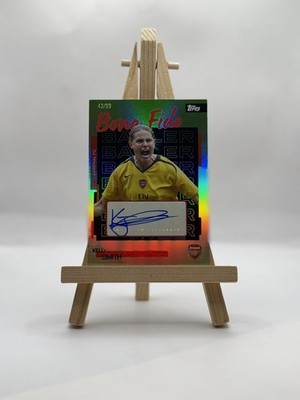 2025-26 Topps Arsenal Team Set Kelly Smith 43/99 Auto Green Foil #BB-KS