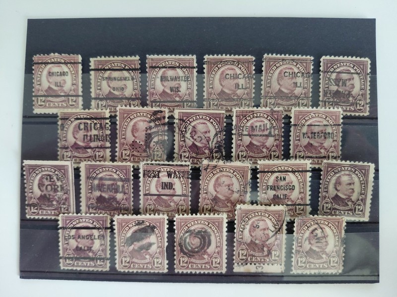 1923 US Stamps(Grover Cleveland),Precanceled(Different Cities/States),Used,NH,NG