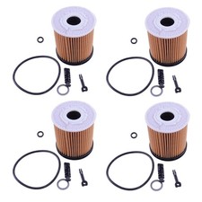4x Oil Filter Pack w/Seals 26350-2M000 Fit For Hyundai Sonata Venue 2020-2021