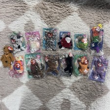 Lot of 13 McDonald  s Beanie Babies Happy Meal Toys 90s  2000s
