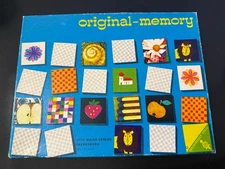 Vintage Ravensburger 15559 Original Memory Complete Strips and Instructions 1967