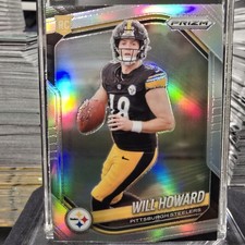 2025 Panini Prizm: Rookies Will Howard Silver Prizm #367 (RC) Steelers 💥 