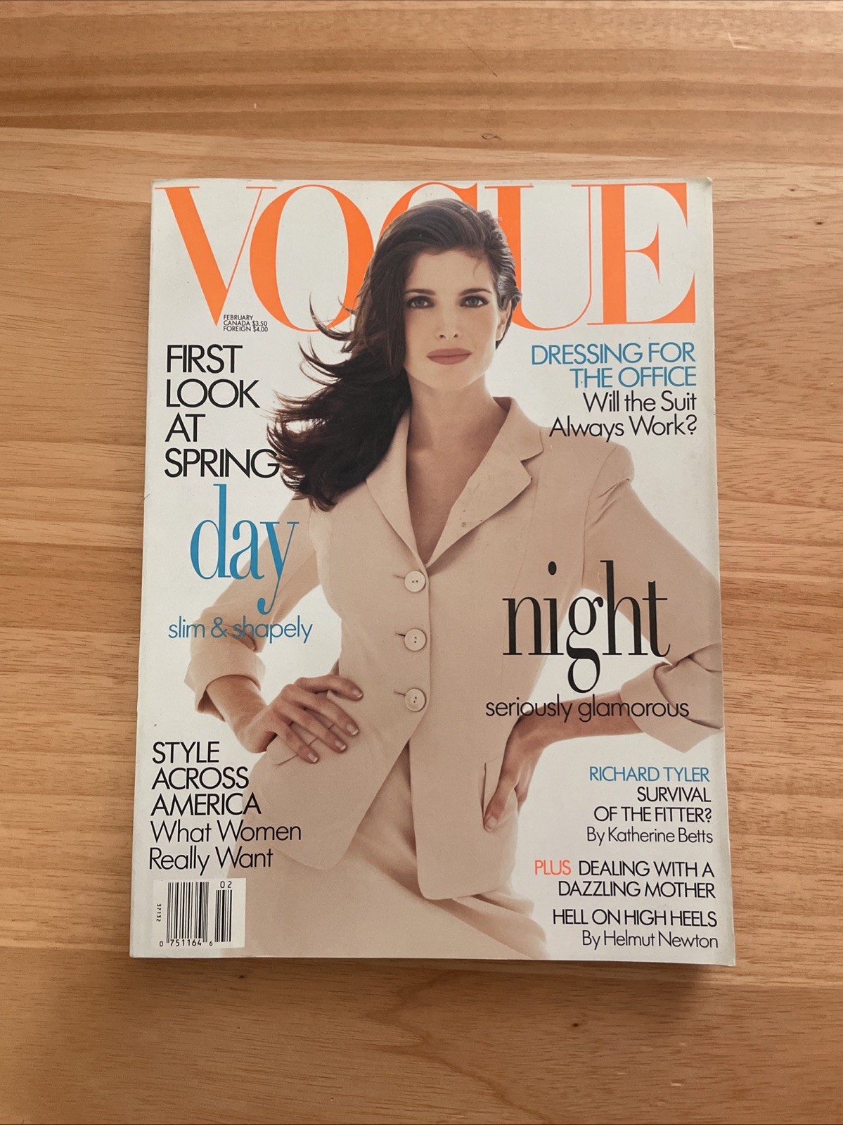 Vogue Magazine - February, 1995 - Stephanie Seymour