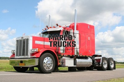 LKW Foto Peterbilt 379 Zugmaschine Niederlande rot G. SHENK #i4wt