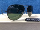 RAY-BAN RB3026 Aviator Sunglasses Gunmetal Grey Frame 62mm Dark Green Lens — photo 6