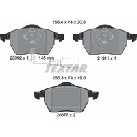 Textar 2339201 Bremsbelagsatz FüR VW Audi Seat Skoda Bremse BremsbeläGe