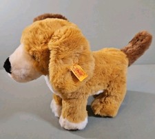 Steiff Strupy Hound 078729 With Ear Tag 10"T x 12"L Excellent Condition