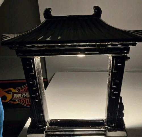 Haeger Pagoda Black TV Lamp #6256 MCM Works