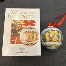 Hutschenreuther Weihnachtskugel 2000, Kinderpost, mit OVP