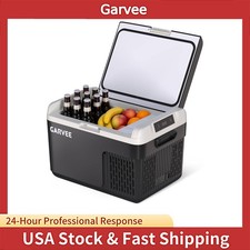 -4 F to 68 F Portable Refrigerator, 12 Volt Refrigerator 13QT, 12/24V DC 110-240