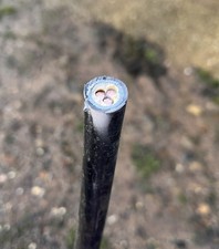 3 x 4mm Armoured Electric Cable 2 Core 6.5m Length Steel Wired SWA