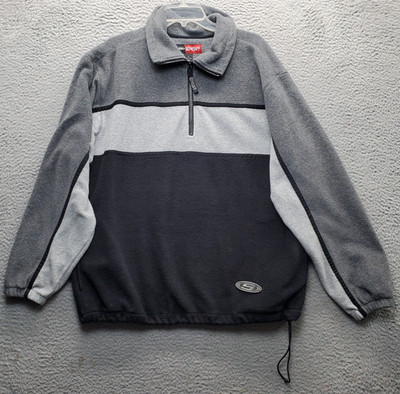 Structure Sport Fleece Sherpa Jacket Mens M Multi Long Sleeve 1/4 Zip Pullover