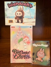 US Seller Authentic Pop Mart Big Into Energy Labubu Phone Charm HAPPINESS