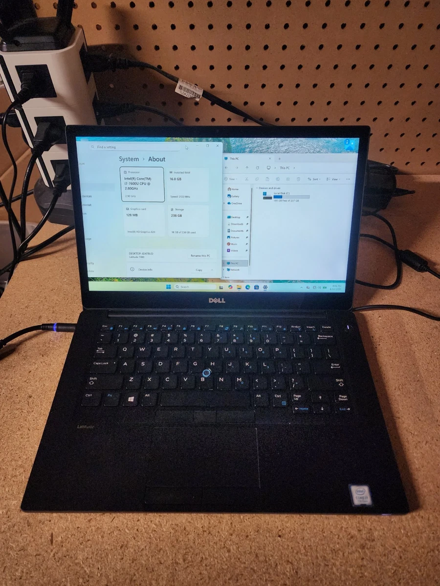 Dell Intel Core i7 7th Gen. 16 GB RAM PC Laptops & Netbooks for