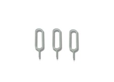 SYSTEM-S 3x SIM Card Needle Set Card Carrier Ejector Tool in Grey