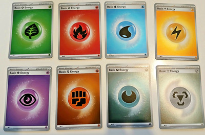 Aufgestiegene Helden Komplettsatz Holo Energiekarten - Pokemon