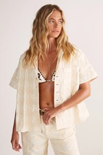 Nastygal Ecru Shirt Womens Casual Tops