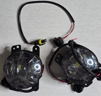 4 Inch Round LED Fog Lights for 2007-2018 Jeep Wrangler JK JKU 2018-2024 Jeep.