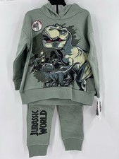 JURASSIC WORLD Graphic Hoodie and Jogger Pants Set NEW size 4T