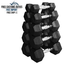 BalanceFrom 150 LB Dumbbell Set, Pair of 5, 10, 15, 20, 25 LBs, Multiple Package