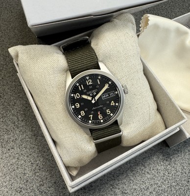 Seiko 5 sport Automatic nylon strap Mid-Size watch SRPJ85 Made in