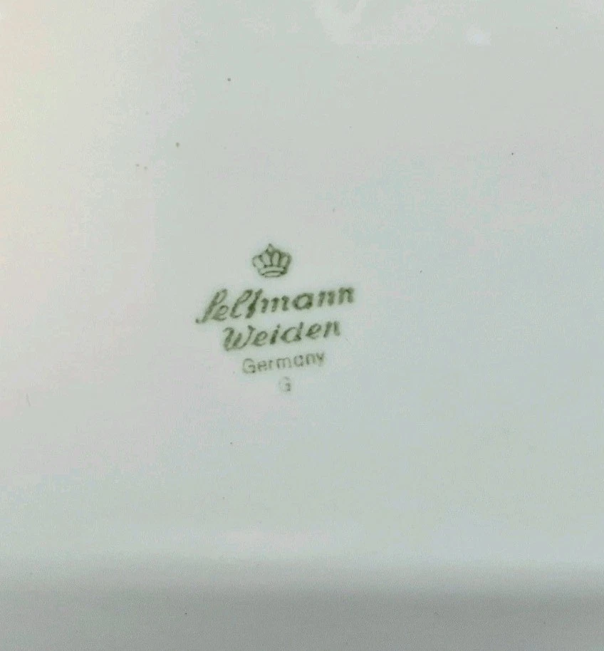 Plato de ensalada de faisanes Seltmann Weiden 7 1/2" retirado raro Foto 4 de 4