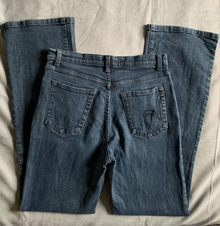 Ladies Jeans Dark Blue Per Una Roma Stretch Size 10R - Image 2 of 4