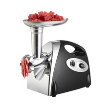 Fleischwolf elektrisch mit Metall-Getriebe Wurstmaschine Wurstfüller Max. 2800W