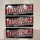 Lot Of 3 Vintage 90S Transworld Skateboarding Magazine Stickers — photo 1