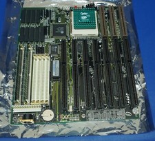 vintage AT computer motherboard ISA Slots cyrix DX4 100 ram