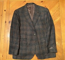Made In USA - 44S - Tweed - Joseph Abboud-Sport Jacket- Grey/Brown