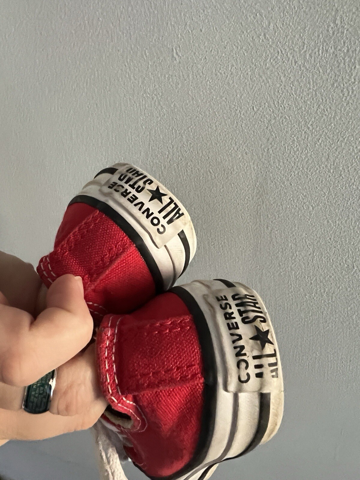 Converse Chuck Taylor All Star Sneakers Youth 11 Red Canvas Low Top thumbnail 3