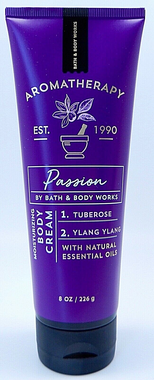 3 BATH & BODY WORKS AROMATHERAPY PASSION TUBEROSE YLANG YLANG BODY