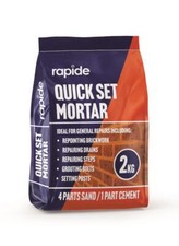 Rapide Hi-Performance Dry Cement Ready Mixed Concrete Quick Set Mortar 2kg