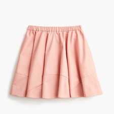 J.CREW CREWCUTS 59 Girls' Circle Skirt PALE RED / ROSE PINK K4250 SZ 3 3T twirl