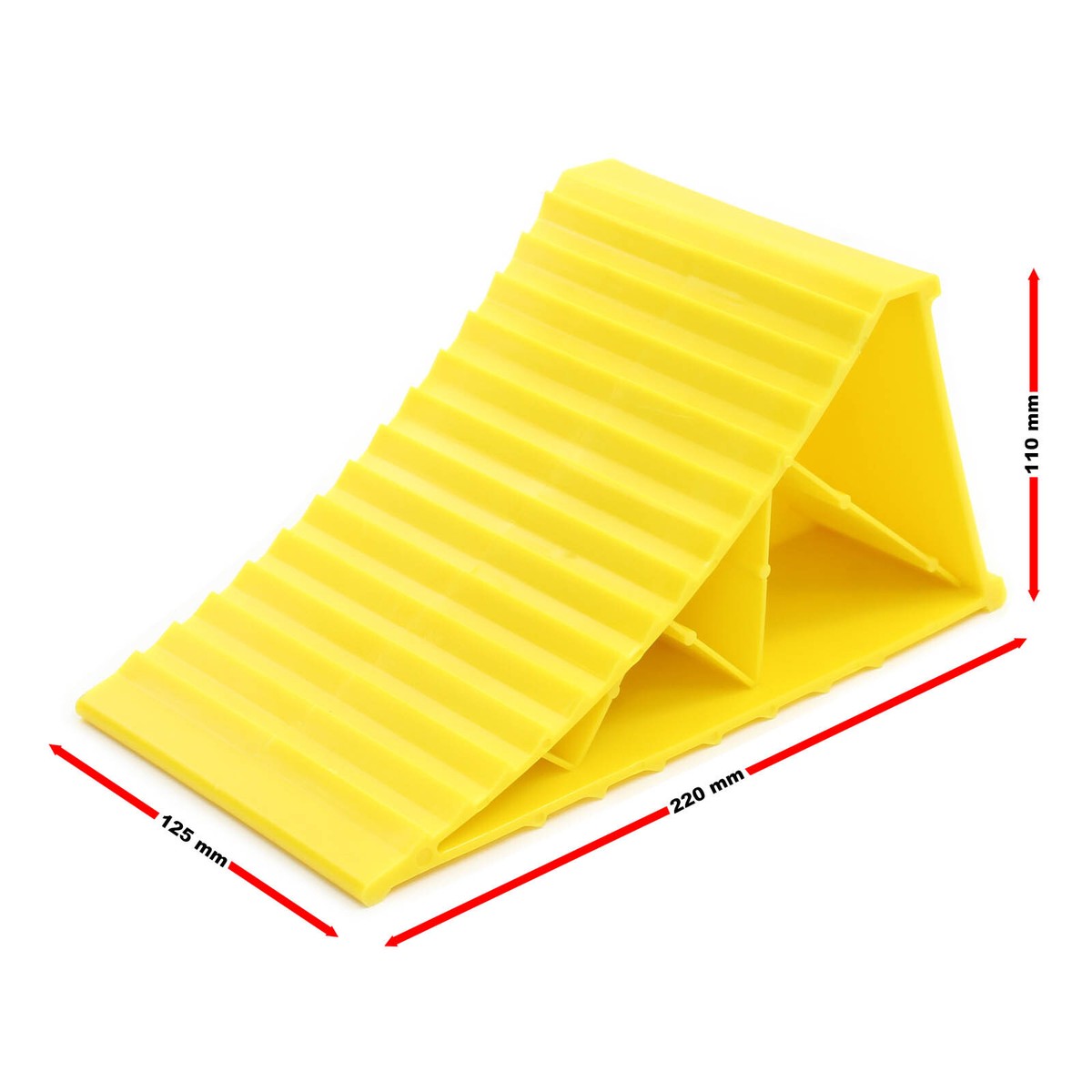 Wiltec Cunei fermaruota in plastica con impugnatura, set di 2 pezzi, portata fino a 2 t/coppia, per auto, camper, roulotte e rimorchi, 17,7 x 8,9 x | Leroy Merlin