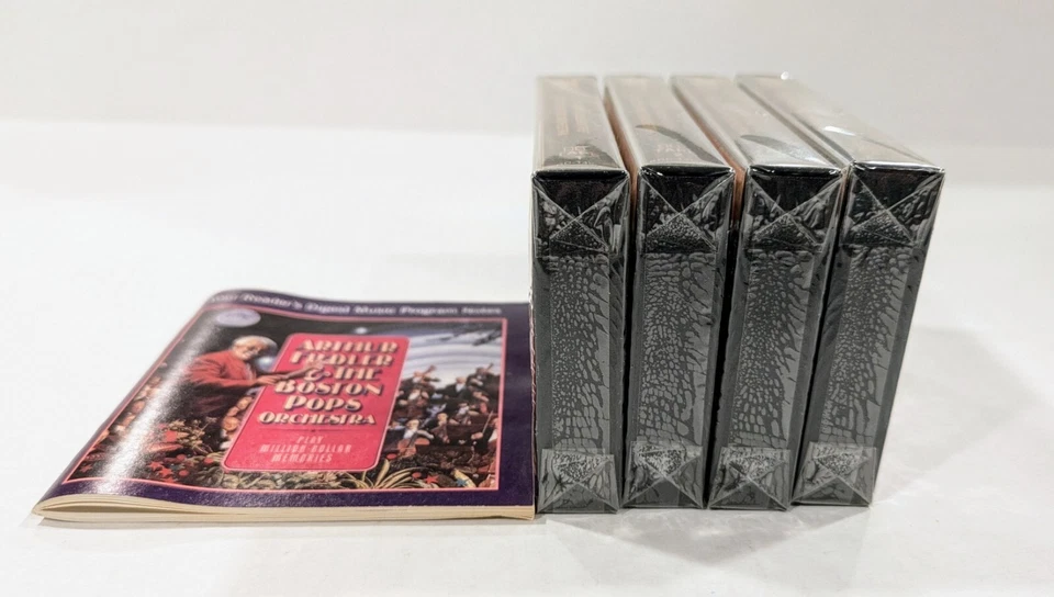 Arthur Fiedler & The Boston Pops Play Million Dollar Memories Cassette SEALED - Image 3 of 4