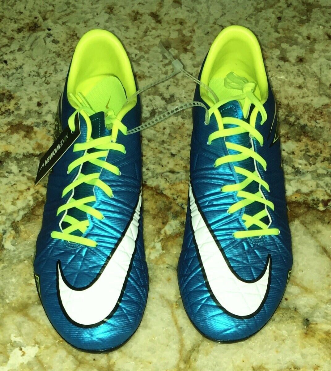 シューズ NIKE HYPERVENOM PHATAL II 24.5 NIKE Hypervenom Phatal II FG Metallic Blue Soccer Cleats