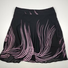 Sixteen Twentysix Plus Size 16 Black & Pink Skirt Lined 1626 - 295